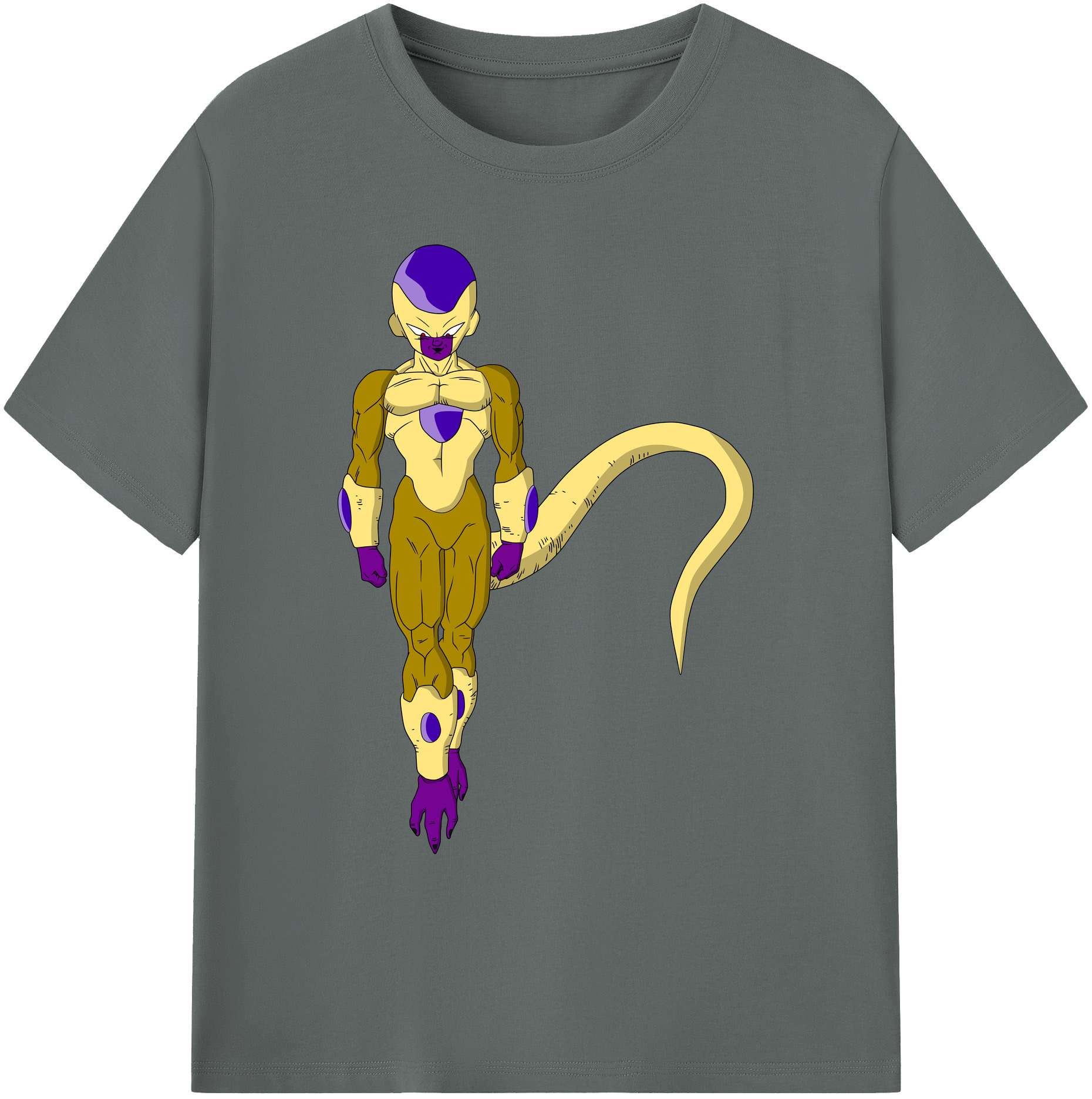 （画像用） ドラゴンボール フリーザ DRAGON BALL Frieza 綿100％ メンズ半袖Tシャツ｜肌触りやわらか＆通気性